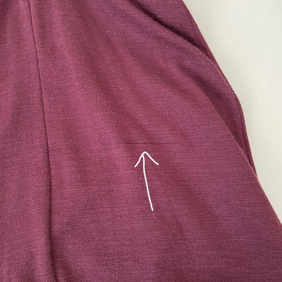 Aritzia Wilfred Free Paige Twist Front Longsleeve Dress in Cardamon NWT - Picture 11 of 15